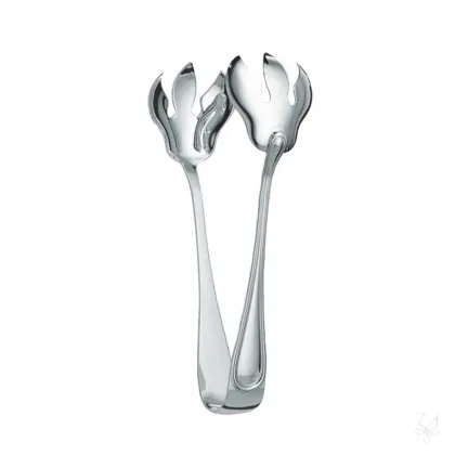 Zdjęcie Piękne stylowe posrebrzane szczypce do chleba - Zaramella Argenti