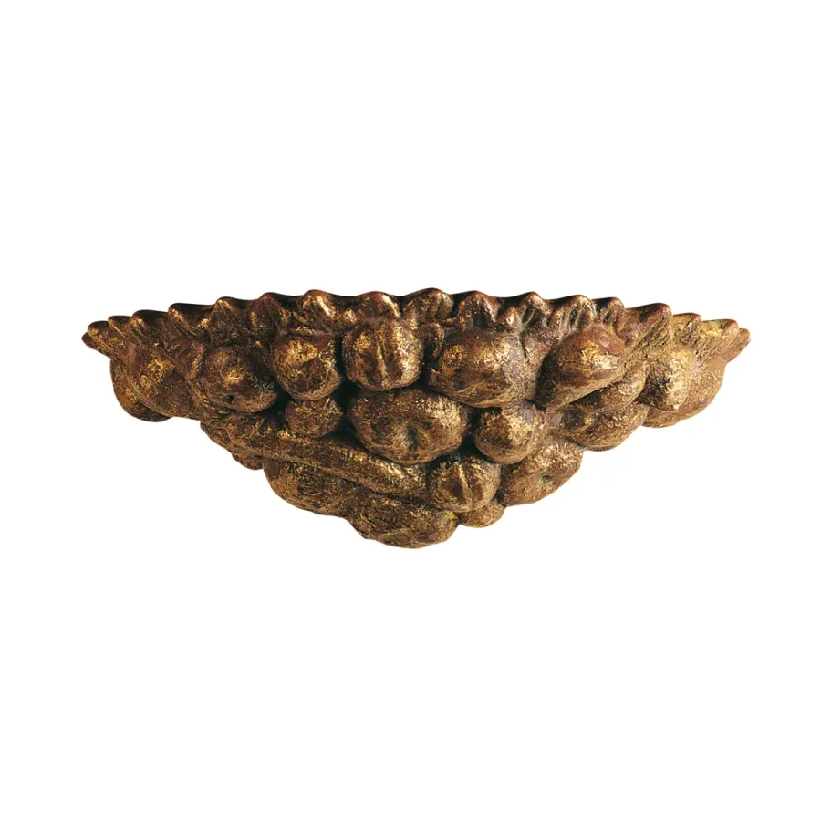 obrazek 1 Średnia lampa ścienna z terakotowymi owocami H.15xL.42xP.23 cm