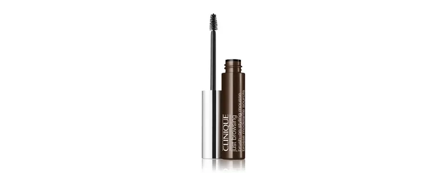 obrazek 1 CLINIQUE Just Browsing Brush-On Styling Mousse Kredka do brwi 2 ml Black/Brown