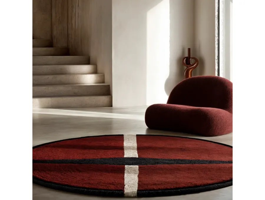 obrazek 3 Okrągły dywan łączący współczesny styl z ponadczasową elegancją