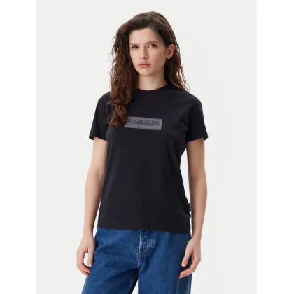 Zdjęcie Napapijri T-Shirt NP0A4IP1 Czarny Regular Fit