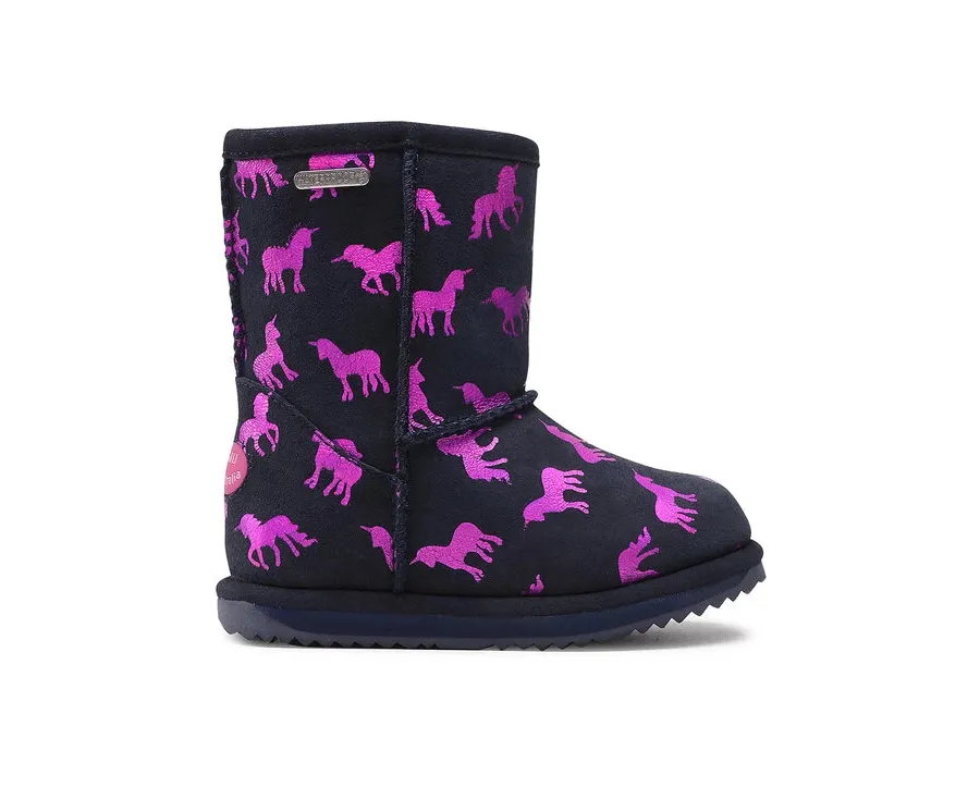 obrazek 1 EMU Australia Śniegowce Rainbow Unicorn Brumby K12373 Czarny