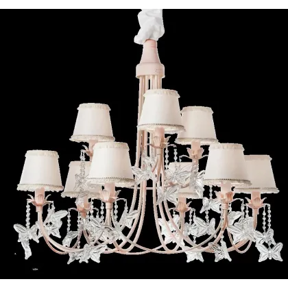 Zdjęcie Śliczny żyrandol do sypialni - Euro Lamp Art