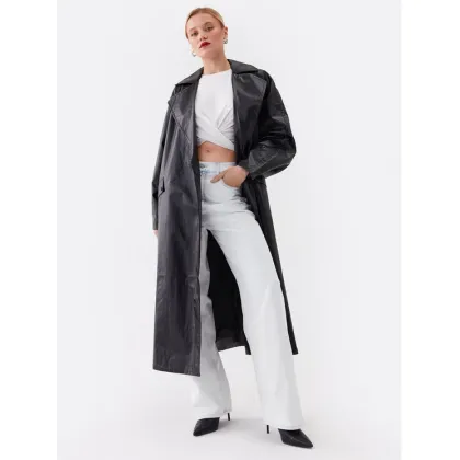 Zdjęcie Calvin Klein Jeans Płaszcz przejściowy J20J221389 Czarny Relaxed Fit