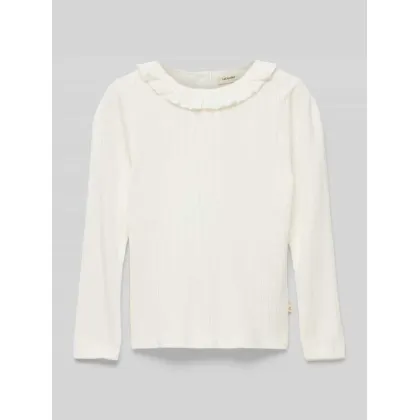 Zdjęcie Bluzka z długim rękawem i kołnierzem z falbaną