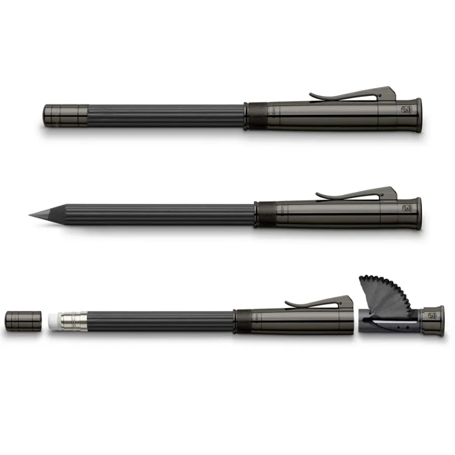 obrazek 4 Luksusowy w czarnym kolorze ołówek z temperówką - Perfect Magnum Black Edition