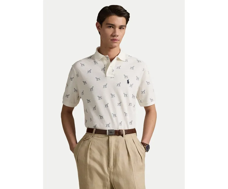obrazek 1 Polo Ralph Lauren Polo 710974597001 Écru Custom Slim Fit