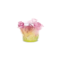 Picture A beautiful, stylish candle decorated with a rose motif - Daum brand
