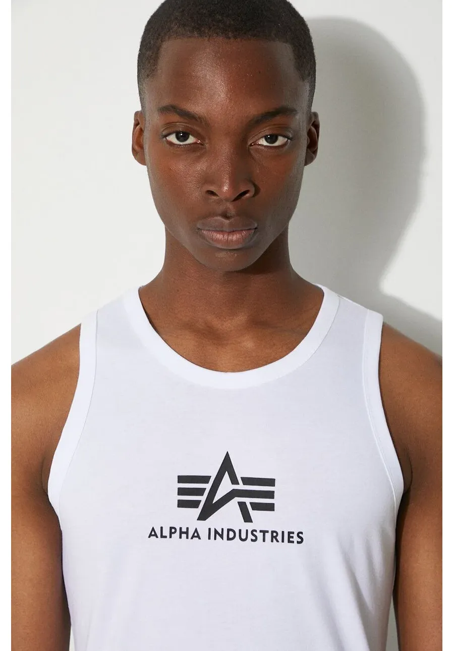 obrazek 1 Alpha Industries t-shirt bawełniany kolor biały 126566.09-BIALY