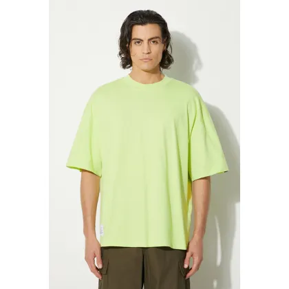 Zdjęcie Alpha Industries t-shirt bawełniany Logo BP męski kolor zielony gładki 146507