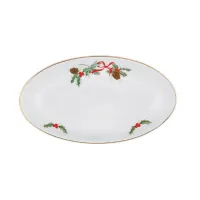 Picture A small oval platter made of the highest quality porcelain