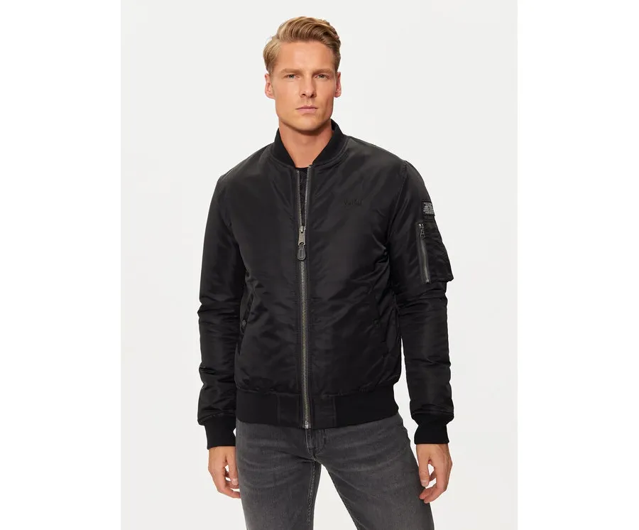 obrazek 1 SCHOTT N.Y.C. Kurtka bomber AIRFORCERS Czarny Regular Fit