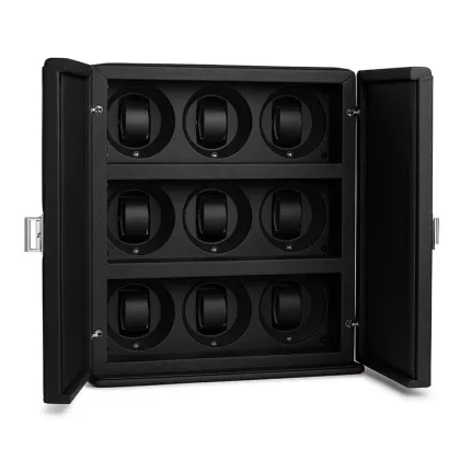 Zdjęcie Prestiżowe etui z 9 rotomatami na prezent dla kolekcjonerów zegarków