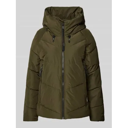 Zdjęcie Kurtka pikowana z kapturem model ‘ALESS’