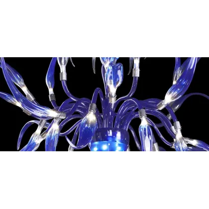 Picture Stylish modern Murano glass chandelier – Vetreria Artistica Rosa