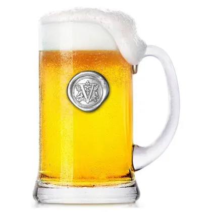 Picture A characteristic beer mug with an initial