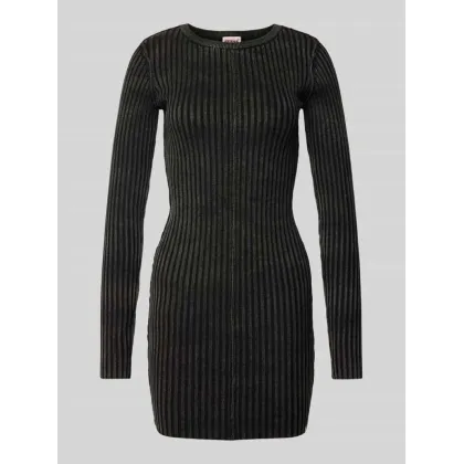 Zdjęcie Sukienka mini z efektem prążkowania model ‘GO RAW EDGE’