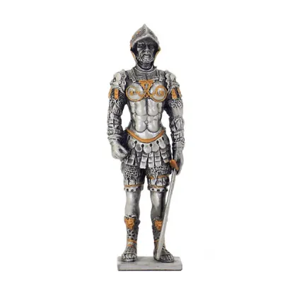 Zdjęcie Solidna statuetka rzymskiego wojownika na prezent - h. 11 cm