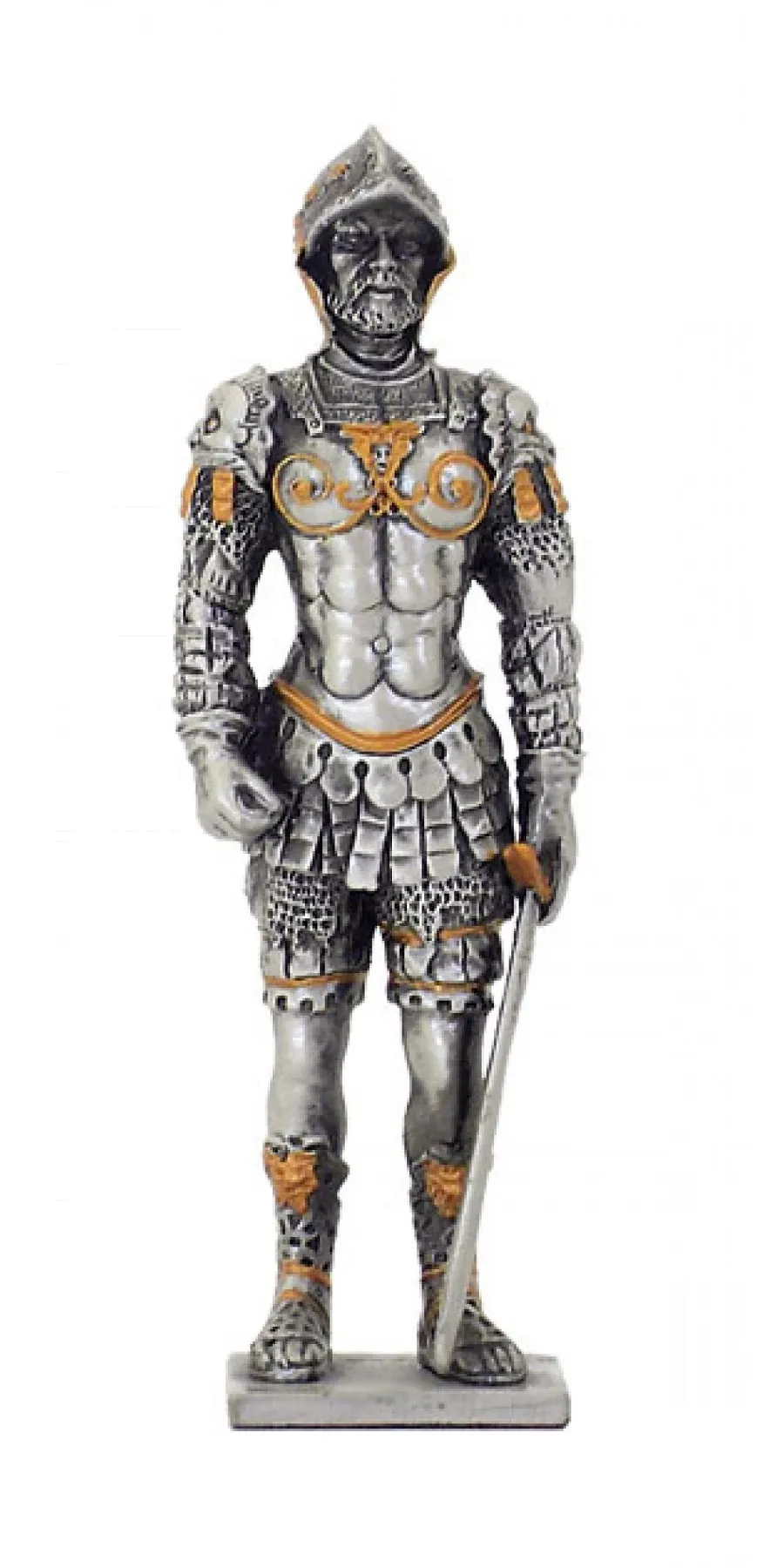 obrazek 1 Solidna statuetka rzymskiego wojownika na prezent - h. 11 cm