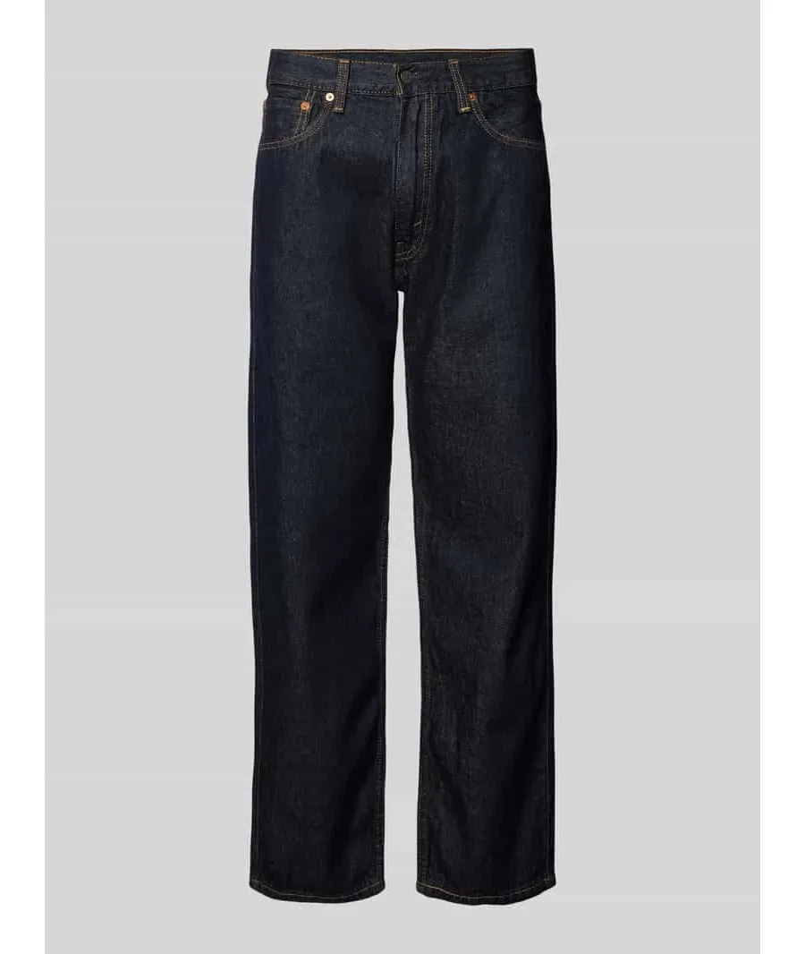 obrazek 1 Jeansy o kroju relaxed fit z 5 kieszeniami model ‘555’
