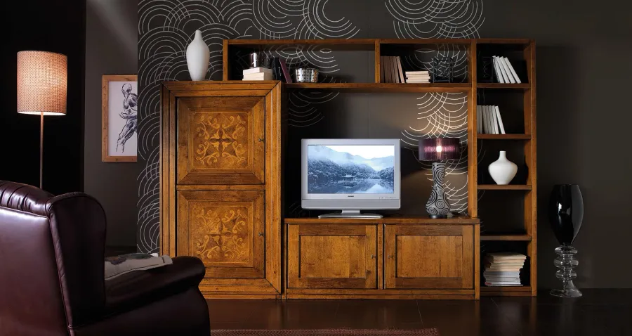picture 1 Classic bookcase for a luxury apartment - Cantiero