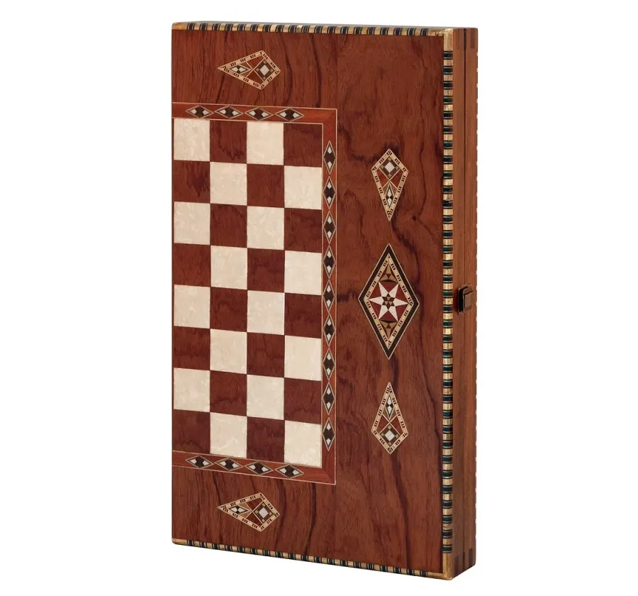obrazek 1 Wykonany z drewna litowego zestaw do Backgammon - Helena Woodart