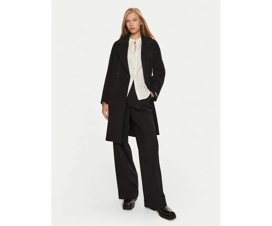 obrazek 1 Marella Płaszcz wełniany Marna 2423016011 Czarny Regular Fit