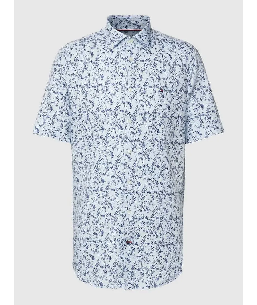 obrazek 1 Koszula casualowa regular fit z kołnierzykiem typu kent