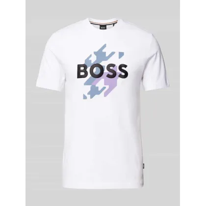 Zdjęcie T-shirt z nadrukiem z logo model ‘Thompson’