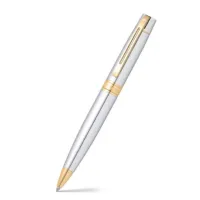 Picture A unique Sheaffer 300 Chrome ballpoint pen with gold-plated elements