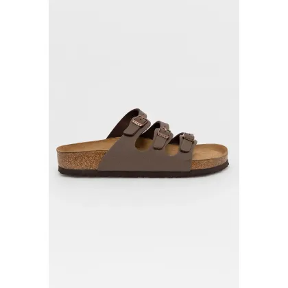 Zdjęcie Birkenstock klapki Florida SFB damskie kolor brązowy 53881