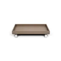 Picture Practical leather bathroom tray