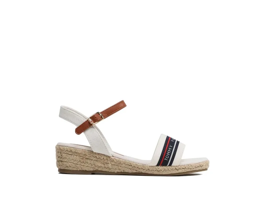 obrazek 1 Tommy Hilfiger Espadryle Rope Wedge T3A7-32777-0048X100 M Biały
