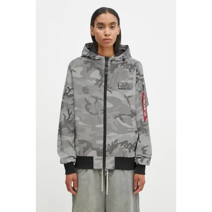 Zdjęcie Alpha Industries kurtka kolor szary przejściowa 126138RC.125-SZARY
