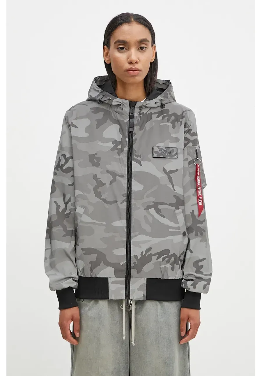 obrazek 1 Alpha Industries kurtka kolor szary przejściowa 126138RC.125-SZARY