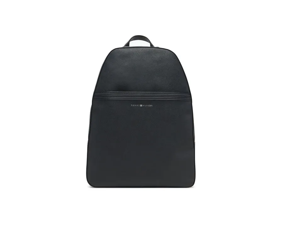 obrazek 1 Tommy Hilfiger Plecak Th Business Leather Backpack AM0AM13213 Czarny