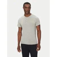Zdjęcie Calvin Klein Underwear T-Shirt Henley LV00NM2803 Szary Regular Fit