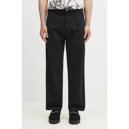 Zdjęcie Carhartt WIP spodnie bawełniane OG Single Knee Pant męskie kolor czarny proste I033754.8906