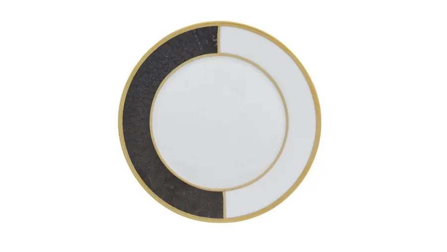 obrazek 1 Gustowny porcelanowy talerz na chleb lub masło 17 cm