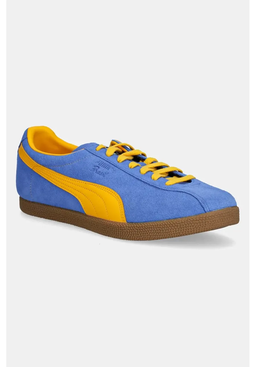 obrazek 1 Puma sneakersy zamszowe Brasil męskie kolor niebieski 401048