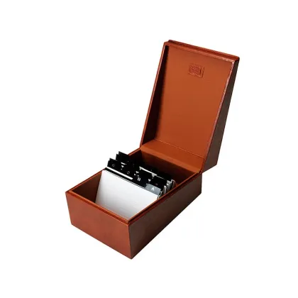 Zdjęcie Przybornik do wizytówek z pokrywą