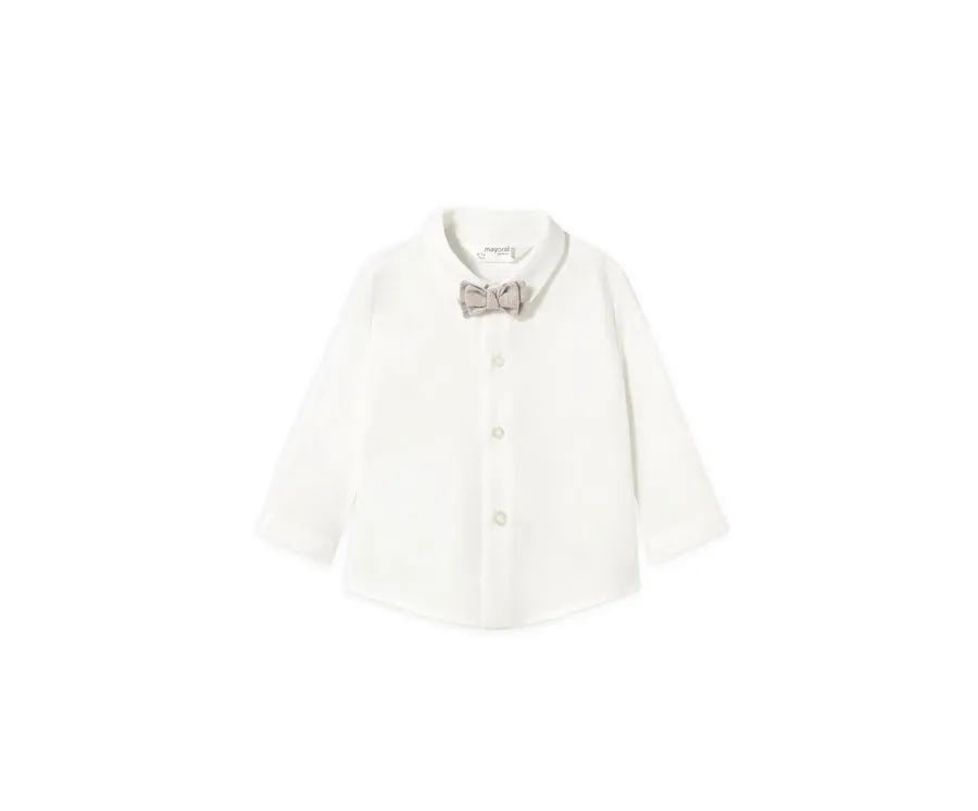 obrazek 1 Mayoral Koszula 1102 Biały Regular Fit