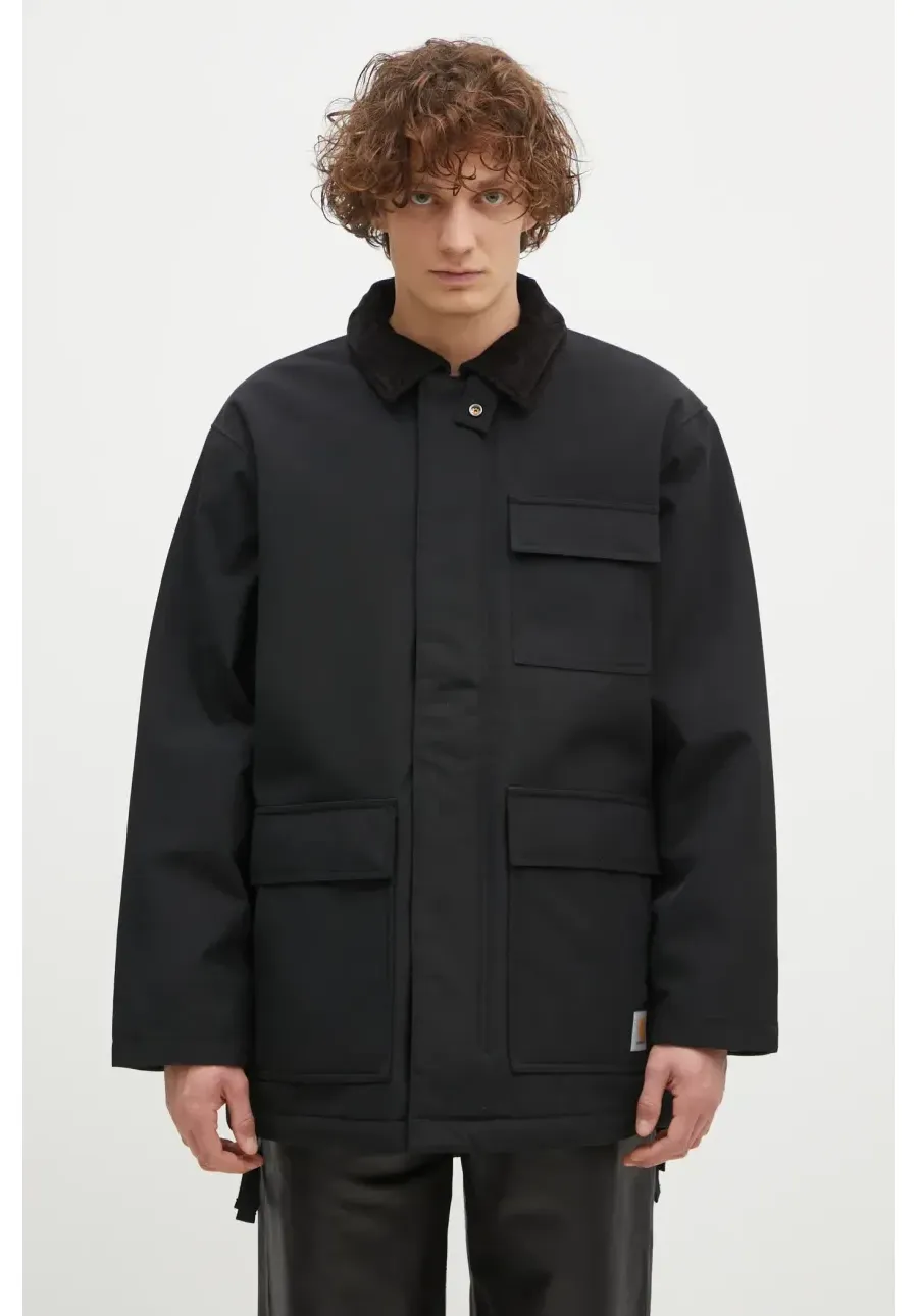 obrazek 1 Carhartt WIP kurtka Clarton Coat męska kolor czarny przejściowa I033870.00EXX