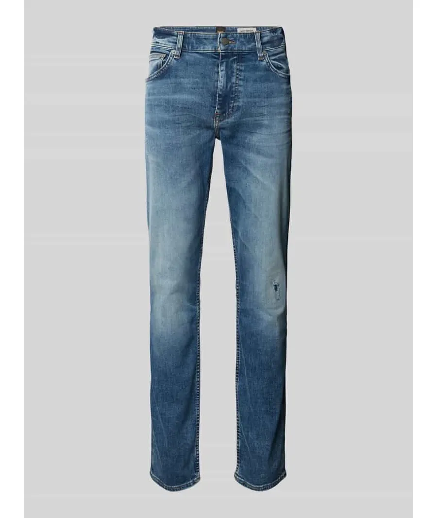 obrazek 1 Jeansy o kroju slim fit z 5 kieszeniami model ‘DELAWARE’