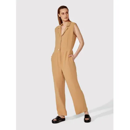 Zdjęcie Simple Kombinezon KMD002 Brązowy Regular Fit