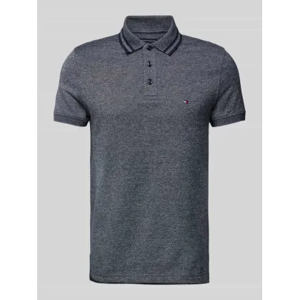 Zdjęcie Koszulka polo o kroju slim fit z wyhaftowanym logo model ‘PRETWIST MOULINE’
