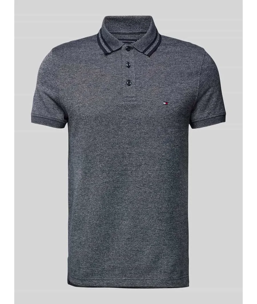 obrazek 1 Koszulka polo o kroju slim fit z wyhaftowanym logo model ‘PRETWIST MOULINE’