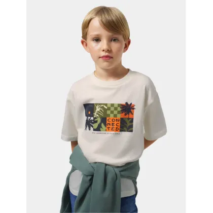 Zdjęcie Mayoral T-Shirt 6038 Biały Regular Fit