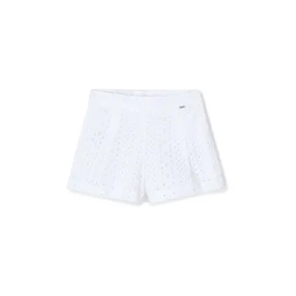 Zdjęcie Mayoral Szorty materiałowe 3285 Biały Regular Fit