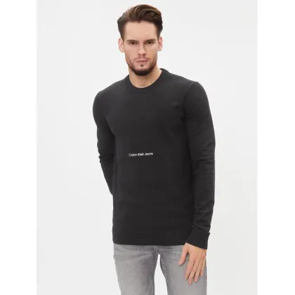 Zdjęcie Calvin Klein Jeans Sweter J30J324328 Czarny Regular Fit